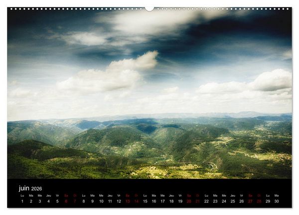 Produktbild: Horizons ard&eacute;chois (Calendrier mural 2026 DIN A2 vertical) calendrier de bureau