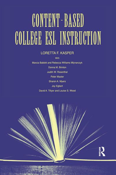 Produktbild: Content-Based College ESL Instruction