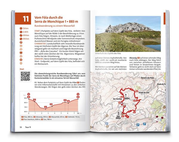Produktbild: KOMPASS Wanderf&uuml;hrer Algarve mit Fernwanderweg Via Algarviana, 64 Touren / Etappen mit Extra-Tourenkarte