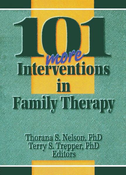Produktbild: 101 More Interventions in Family Therapy