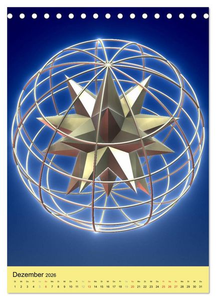 Produktbild: Fraktale Geometrie (Tischkalender 2026 DIN A5 hoch), CALVENDO Monatskalender