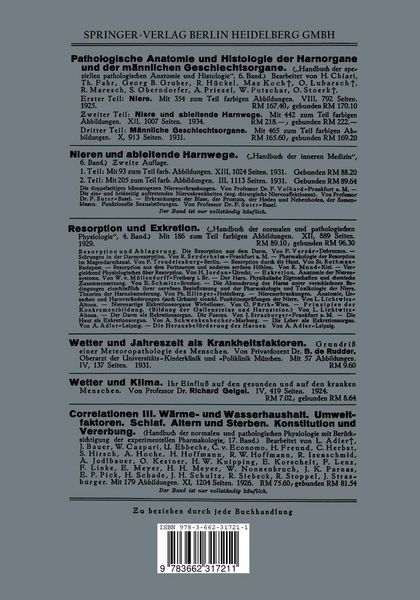 Produktbild: Ergebnisse der Allgemeinen Pathologie und Pathologischen Anatomie des Menschen und der Tiere