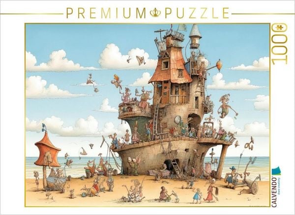 Produktbild: CALVENDO Puzzle Strandfreuden | 1000 Teile Lege-Gr&ouml;&szlig;e 64x48cm Foto-Puzzle f&uuml;r gl&uuml;ckliche Stunden