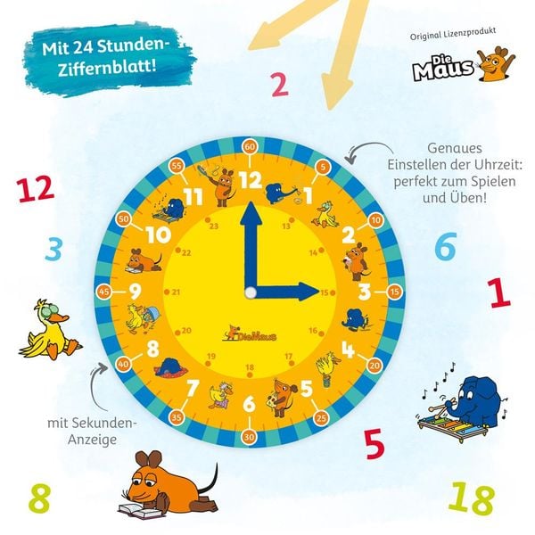 Produktbild: Die Maus Lernuhr