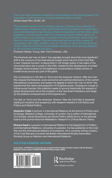 Produktbild: The War on Terrorism and the American 'Empire' after the Cold War