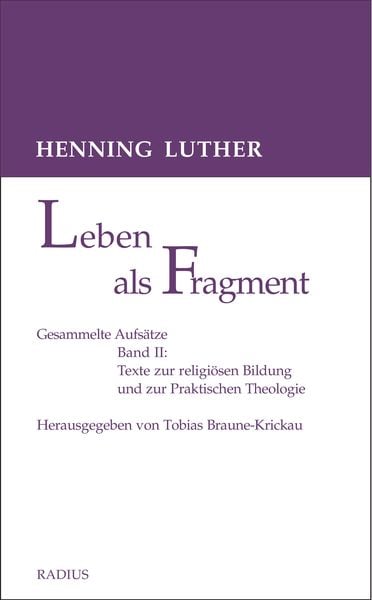 Produktbild: Leben als Fragment, Bd. 2