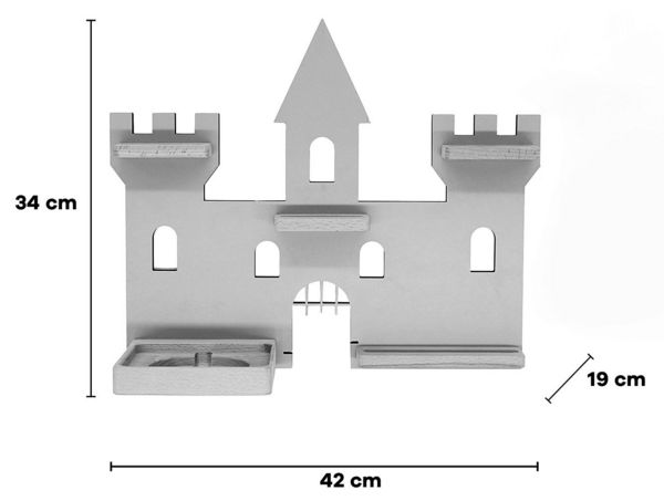 Produktbild: Wandregal  "Schloss" f&uuml;r Toniebox