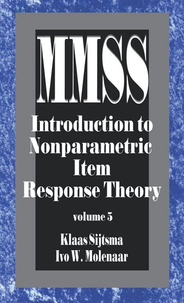 Produktbild: Introduction to Nonparametric Item Response Theory