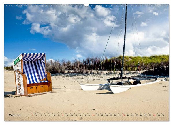 Produktbild: Strandlust Nordsee-Liebe (hochwertiger Premium Wandkalender 2026 DIN A2 quer), Kunstdruck in Hochglanz