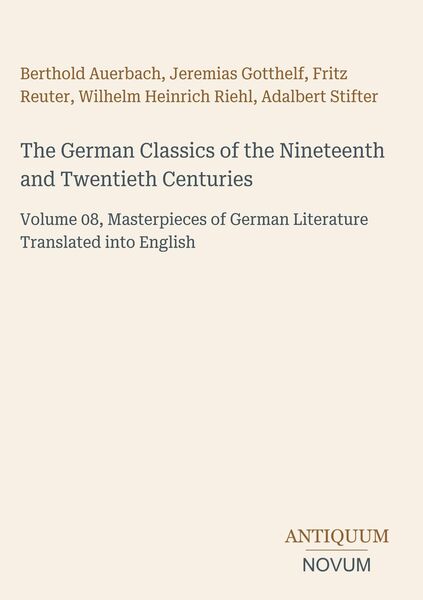 Produktbild: The German Classics of the Nineteenth and Twentieth Centuries