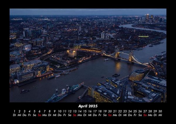 Produktbild: London - Impressionen 2025 Fotokalender DIN A3