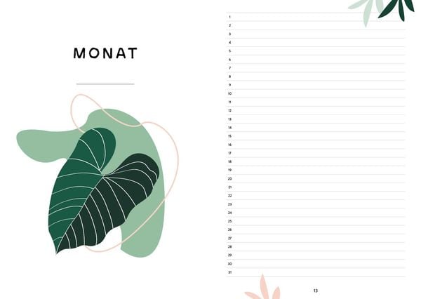 Produktbild: Mein Bullet Journal (Jungle Edition) – Besser planen & Träume verwirklichen