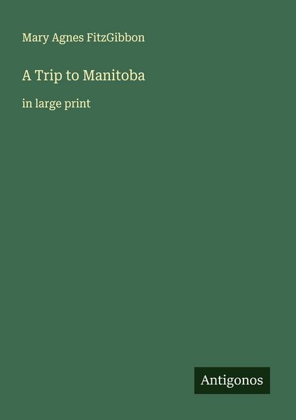 Produktbild: A Trip to Manitoba