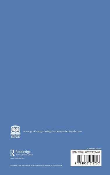 Produktbild: Positive Psychology for Music Professionals