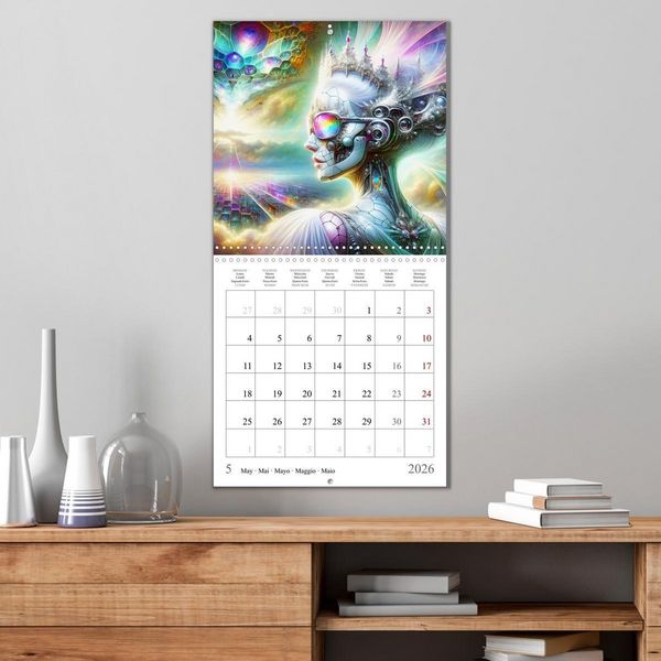 Produktbild: Cyborg Beauties (Wall Calendar 2026 12 &times; 12 Inch) CALVENDO 12 Month Wall Calendar
