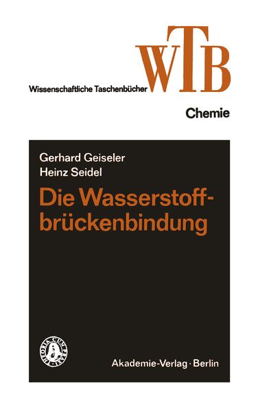 Produktbild: Die Wasserstoffbr&uuml;ckenbindung