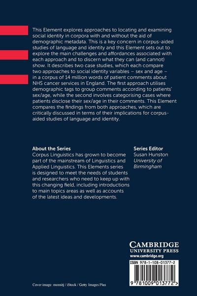 Produktbild: Analysing Language, Sex and Age in a Corpus of Patient Feedback
