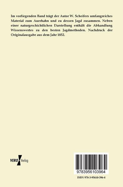 Produktbild: Der Auerhahn und dessen Jagd