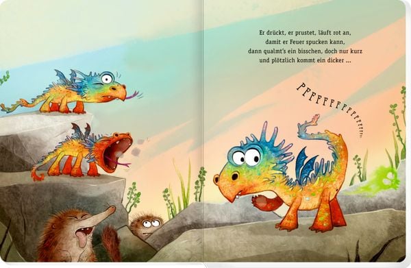 Produktbild: L&uuml;ftner, K: Furzipups, der Knatterdrache (Pappbilderbuch Min