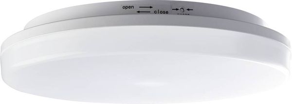 Heitronic PRONTO 500639 LED-Deckenleuchte mit Bewegungsmelder LED fest eingebaut 24 W LED Weiß
