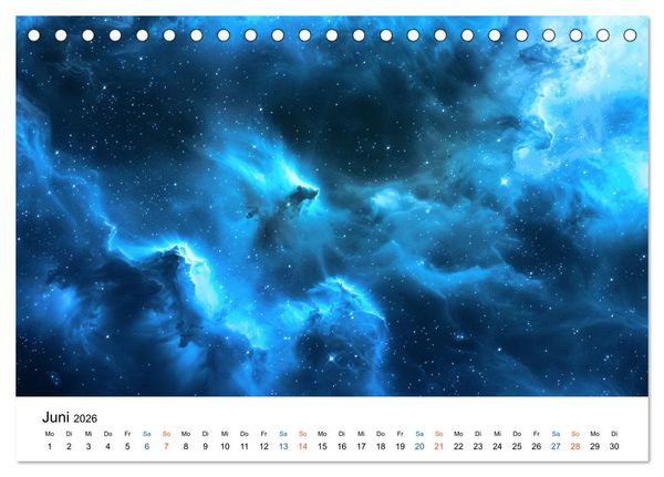Produktbild: Strahlende Sternennebel (Tischkalender 2026 DIN A5 quer), CALVENDO Monatskalender