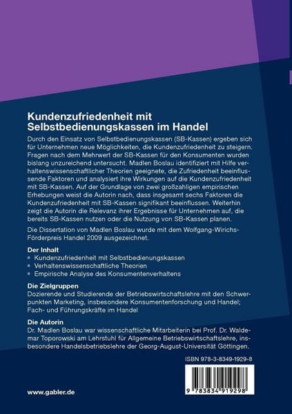 Produktbild: Kundenzufriedenheit mit Selbstbedienungskassen im Handel