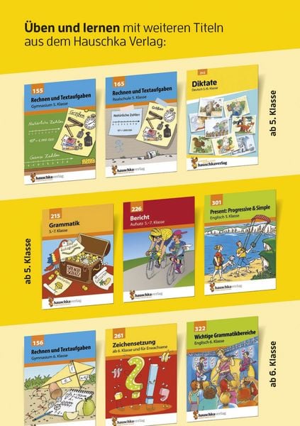 Produktbild: Rechtschreibtraining ab 5. Klasse und f&uuml;r Erwachsene, A5-Heft