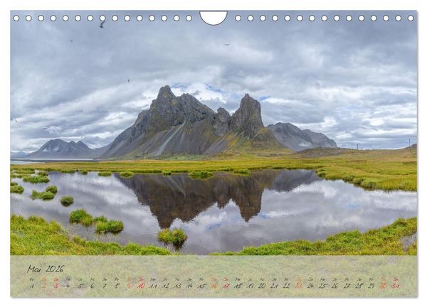 Produktbild: Naturwunder in Island (Wandkalender 2026 DIN A4 quer), CALVENDO Monatskalender