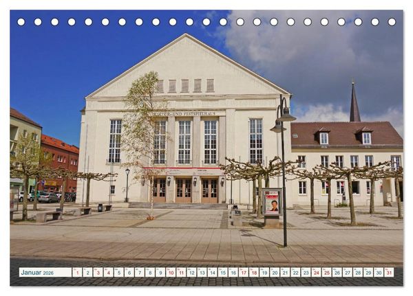 Produktbild: Wittenberge an der Elbe (Tischkalender 2026 DIN A5 quer), CALVENDO Monatskalender