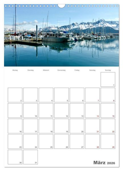 Produktbild: Alaska f&uuml;r alle die genug vom tr&auml;umen haben (Wandkalender 2026 DIN A3 hoch), CALVENDO Monatskalender