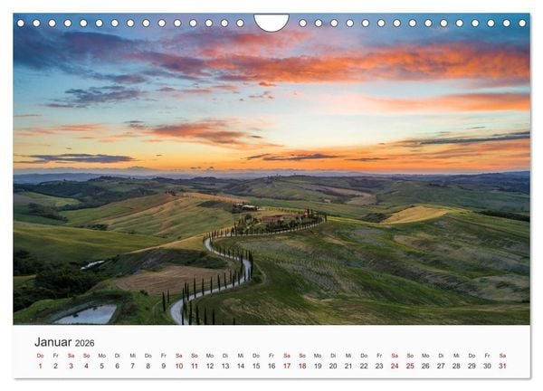 Produktbild: Italien - einzigartige Motive (Wandkalender 2026 DIN A4 quer), CALVENDO Monatskalender