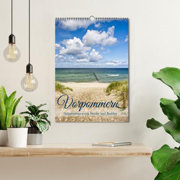 Produktbild: Vorpommern, Impressionen von Ostsee und Bodden (Wandkalender 2026 DIN A3 hoch), CALVENDO Monatskalender
