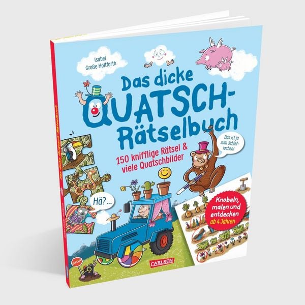 Produktbild: Das dicke Quatsch-R&auml;tselbuch