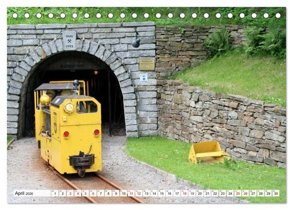 Produktbild: Wunderbares Erzgebirge (Tischkalender 2026 DIN A5 quer), CALVENDO Monatskalender