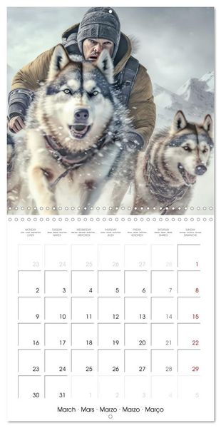 Produktbild: Husky obsession (Wall Calendar 2026 12 &times; 12 Inch) CALVENDO 12 Month Wall Calendar