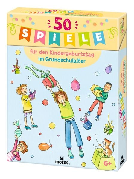 Produktbild: 50 Spiele f&uuml;r den Kindergeburtstag im Grundschulalter
