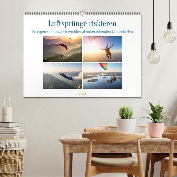 Produktbild: Luftspr&uuml;nge riskieren (Wandkalender 2027 DIN A2 quer), CALVENDO Monatskalender