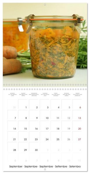 Produktbild: FERMENTED VEGETABLES (Wall Calendar 2026 12 &times; 12 Inch) CALVENDO 12 Month Wall Calendar