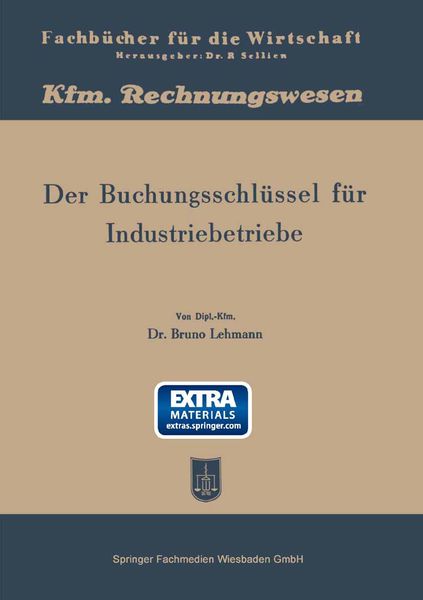 Produktbild: Der Buchungsschl&uuml;ssel f&uuml;r Industriebetriebe