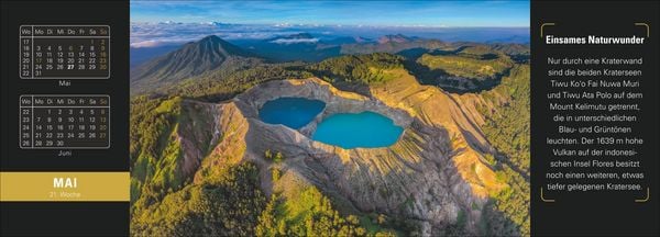 Produktbild: Naturparadiese Premium-Tischplaner 2027 - Wochenkalender mit 53 Fotografien