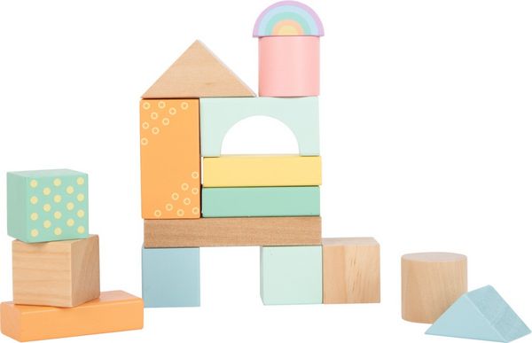 Produktbild: Holzbausteine Pastell