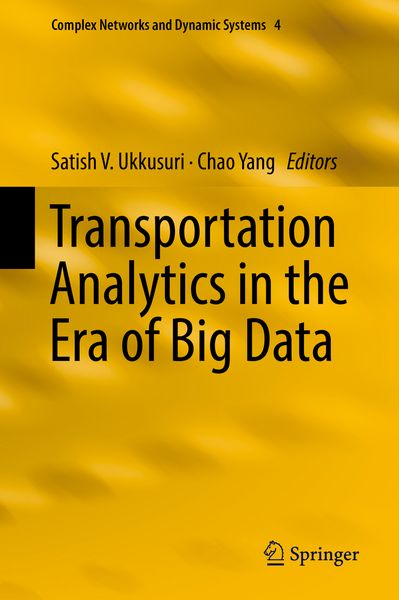 Produktbild: Transportation Analytics in the Era of Big Data