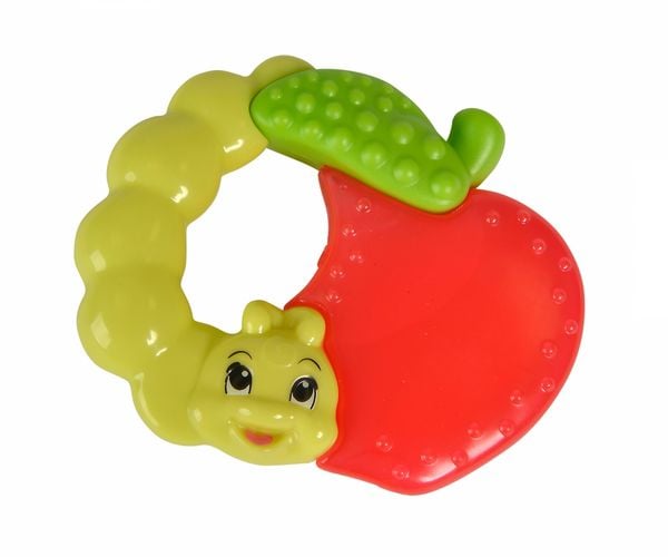 Produktbild: Simba 104010171 - ABC K&uuml;hlende Fr&uuml;chte, 2-sortiert, Apfel oder Himbeere, Zahnungshilfe, K&uuml;hlring