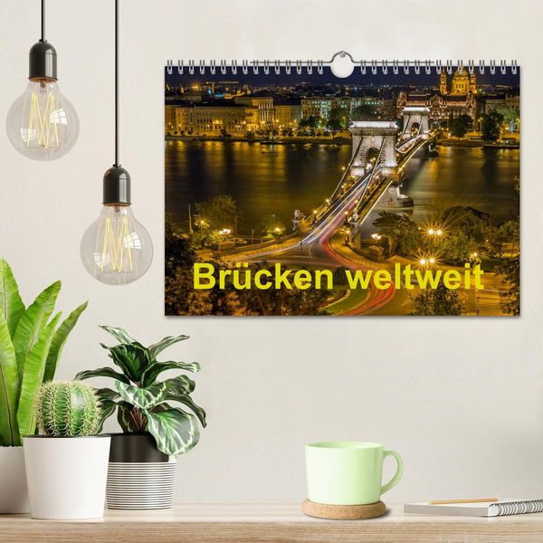Produktbild: Br&uuml;cken weltweit (Wandkalender 2026 DIN A4 quer), CALVENDO Monatskalender