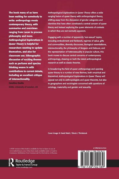 Produktbild: Anthropological Explorations in Queer Theory