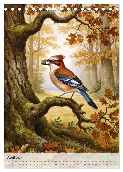 Produktbild: V&ouml;gel, die man selten sieht (Tischkalender 2027 DIN A5 hoch), CALVENDO Monatskalender