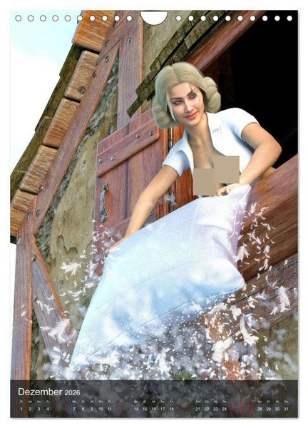 Produktbild: M&auml;rchenhafte Pin Ups (Wandkalender 2026 DIN A4 hoch), CALVENDO Monatskalender