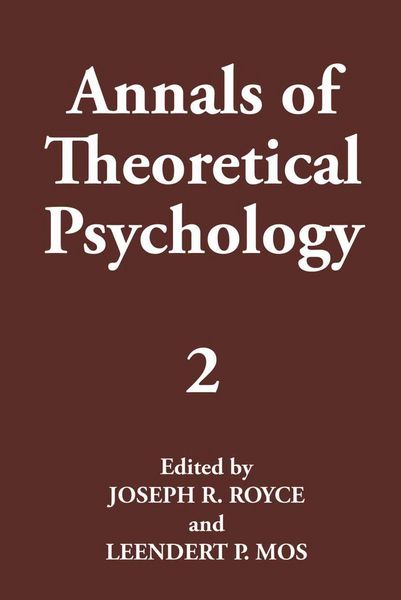 Produktbild: Annals of Theoretical Psychology