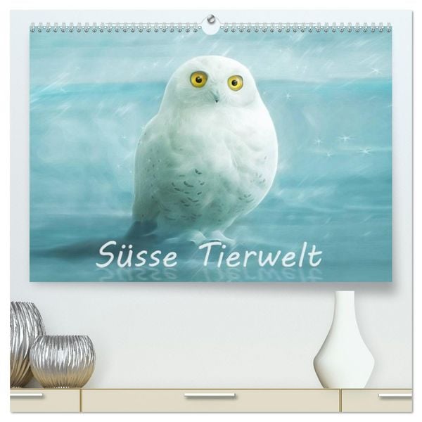 Produktbild: S&uuml;sse Tierwelt / CH-Version / Geburtstagskalender (hochwertiger Premium Wandkalender 2026 DIN A2 quer), Kunstdruck in Hochglanz