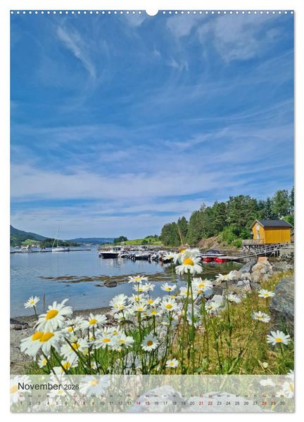 Produktbild: Unterwegs in Norwegen - Mit dem Wohnmobil an sch&ouml;nen Orten verweilen (hochwertiger Premium Wandkalender 2026 DIN A2 hoch), Kunstdruck in Hochglanz